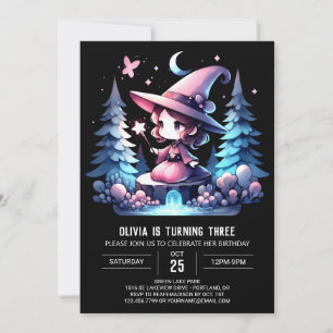 Little Fun Wizard Geburtstag Einladung