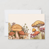 Little Fungi Gender Neutral Baby Shower RSVP Card (Rückseite)