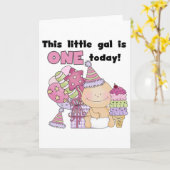 Little Gal ist ein Tshirts und Geschenke Karte (Gelbe Blume)