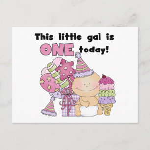 Little Gal ist ein Tshirts und Geschenke Postkarte