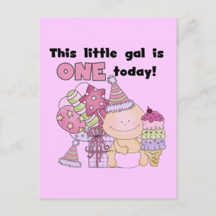 Little Gal ist ein Tshirts und Geschenke Postkarte