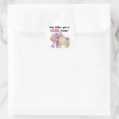 Little Gal ist ein Tshirts und Geschenke Runder Aufkleber (Tasche)