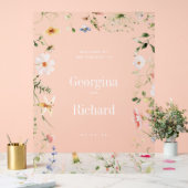 Little Garden Wedding Willkommenszeichen Acrylschild (Hochzeit)