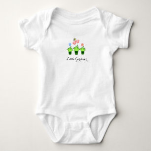 "Little Gardener" Niedliche Blume Pflanze Baby Bod Baby Strampler
