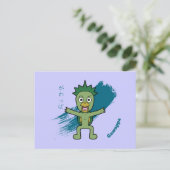 Little Gawappa Yokai Postkarte (Stehend Vorderseite)