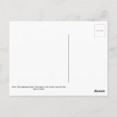 Little Gawappa Yokai Postkarte (Rückseite)