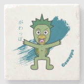 Little Gawappa Yokai Steinuntersetzer (Vorderseite)