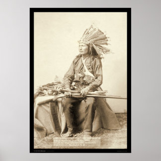 Little, Gehe Hitze am verwundeten Knie SD 1890 Poster