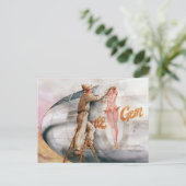 "Little Gem" Nose Art Postkarte (Stehend Vorderseite)