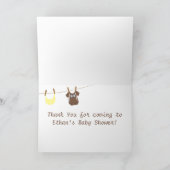 Little Gentleman Baby Boy Dusche Danke (Innenseite)