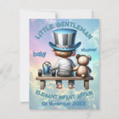 Little Gentleman Baby Shower | (Vorderseite)