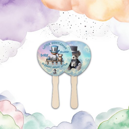 Little Gentleman Baby Shower | Fächer