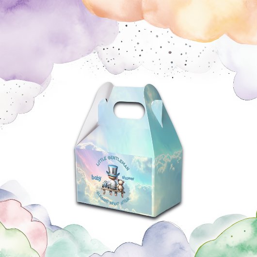 Little Gentleman Baby Shower | Geschenkschachtel