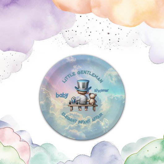 Little Gentleman Baby Shower | Pappteller