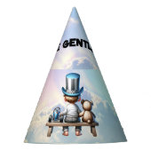 Little Gentleman Baby Shower | Partyhütchen (Vorderseite)