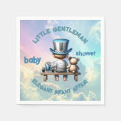 Little Gentleman Baby Shower | Serviette (Vorderseite)