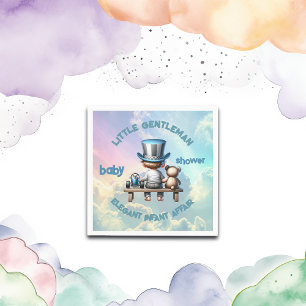 Little Gentleman Baby Shower Serviette