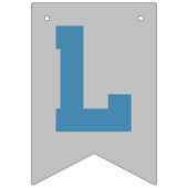 Little Gentleman Baby Shower | Wimpelkette (Erste Fahne)