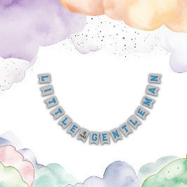 Little Gentleman Baby Shower | Wimpelkette