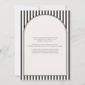 Little Gentleman Bow Tie Baby Shower Einladung (Rückseite)