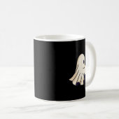 Little Ghost Drinking Beer Funny Halloween Costume Kaffeetasse (VorderseiteRechts)