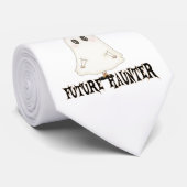 Little Ghost Future Haunter Halloween Men-Krawatte Krawatte (Gerollt)