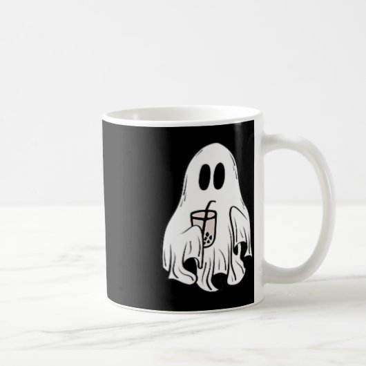 Little Ghost Ice Kaffee Spaß glücklich Halloween Kaffeetasse (Rechts)
