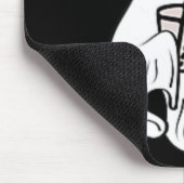 Little Ghost Ice Kaffee Spaß glücklich Halloween Mousepad (Ecke)