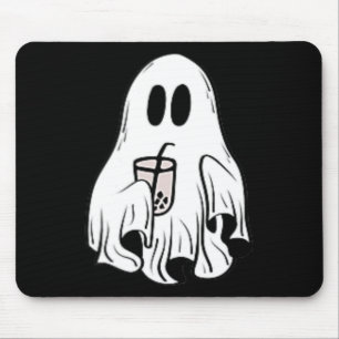 Little Ghost Ice Kaffee Spaß glücklich Halloween Mousepad