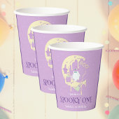 Little Ghost Moon Spooky Ein Halloween Geburtstag Pappbecher