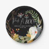 Little Ghost | Niedliche Halloween-Kinderdusche Pappteller (Vorderseite)