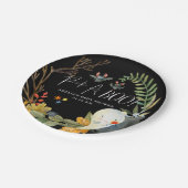 Little Ghost | Niedliche Halloween-Kinderdusche Pappteller (Schrägansicht)