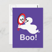 Little Ghost Postkarte (Vorne/Hinten)