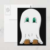 Little Ghost Postkarte (Vorne/Hinten)