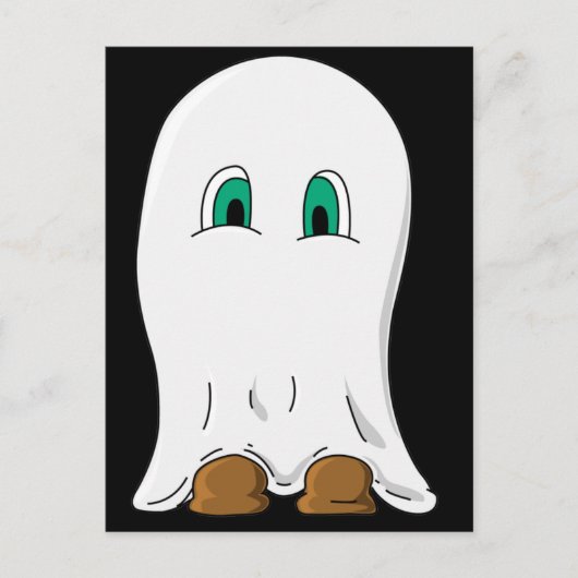 Little Ghost Postkarte (Vorderseite)