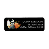 Little Ghost | Rücksendeadresse für Babydusche (Vorne)