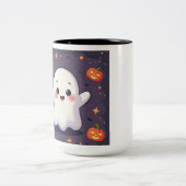 Little Ghost-Tasse Zweifarbige Tasse (Mittel)