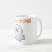 Little GHOST zu Halloween, Trick oder Treat? Kaffeetasse (VorderseiteRechts)