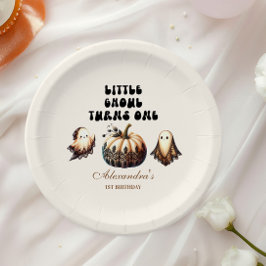 Little Ghoul Erster Geburtstag Pappteller