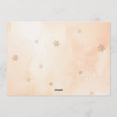 Little Gingerbread 2nd Birthday Christmas Photo  Einladung (Rückseite)