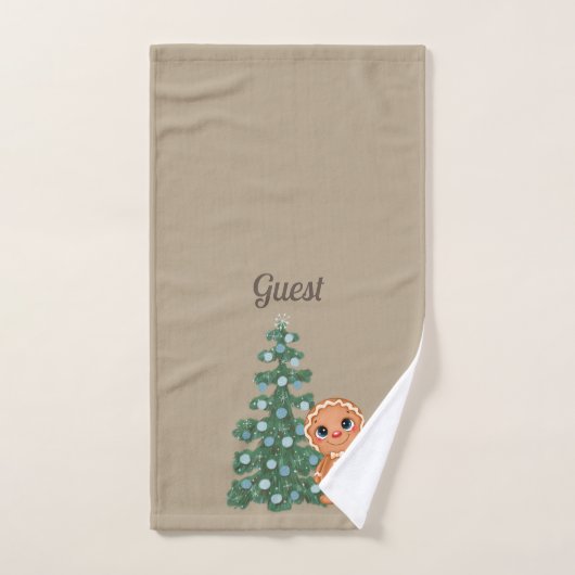 Little Gingerbread Man | Weihnachtsbaum Handtuch (Handtuch)
