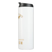 Little Giraffe Ich bin nicht komisch, ich bin selt Thermosbecher (Nach rechts gedreht)