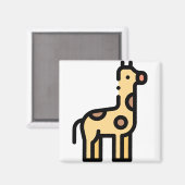 Little Giraffe Magnet (Vorderseite/Rückseite)