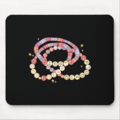 Little Girl 100 Days of School Freundschaft Br Mousepad (Vorne)