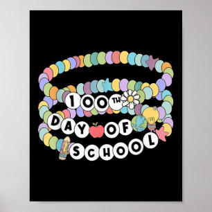 Little Girl 100 Tage Schulfreundschaftsband Poster