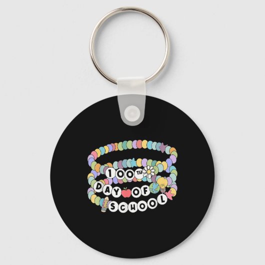 Little Girl 100 Tage Schulfreundschaftsband Schlüsselanhänger (Vorderseite)