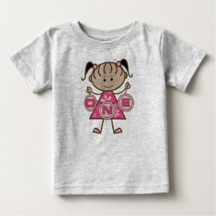 Little Girl 1. Geburtstag T - Shirt und Geschenke
