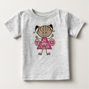 Little Girl 2. Geburtstag T - Shirt und Geschenke