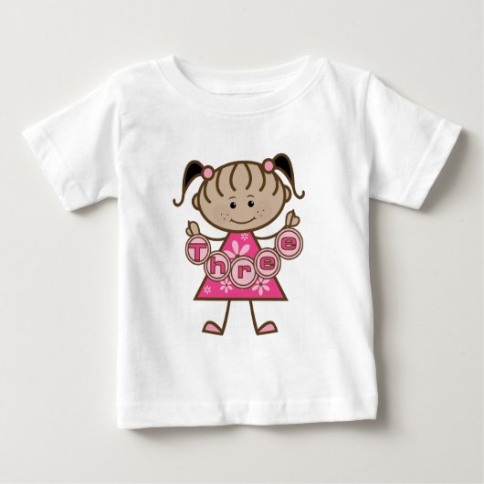 Little Girl 3. Geburtstag - Tshirts und Geschenke (Vorderseite)