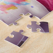 Little Girl and Unicorn Fantasy Personalisiert Puzzle (Seite)